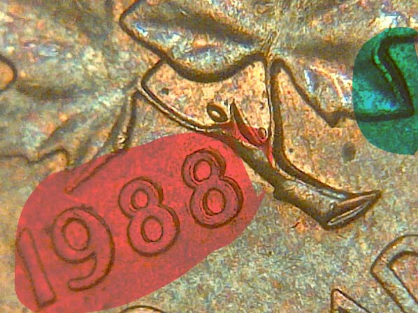 1996-One-Cent--Double-Leaves..one-Cent..queen's-Face
