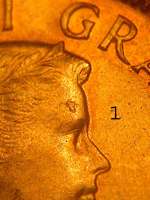 7-Pennies-With--Same-Die-Chip
