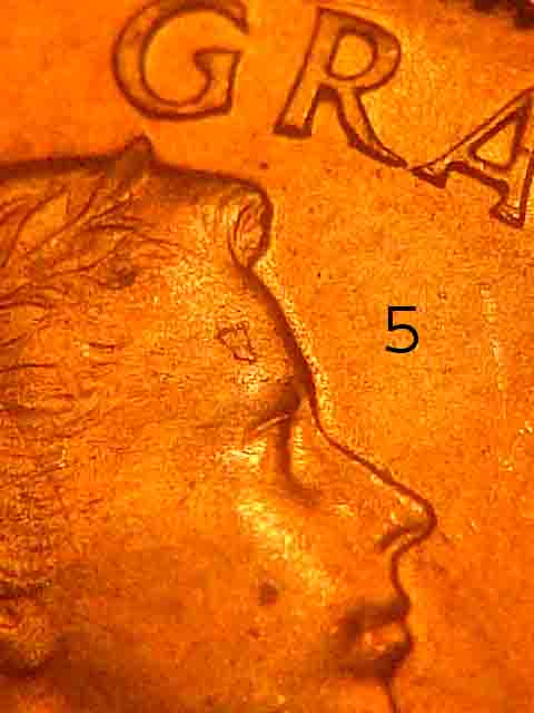 7-Pennies-With--Same-Die-Chip