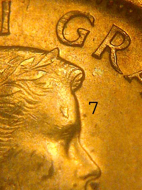 7-Pennies-With--Same-Die-Chip