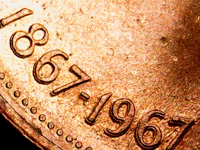 1967-Penny---Double-Canada-And-Date