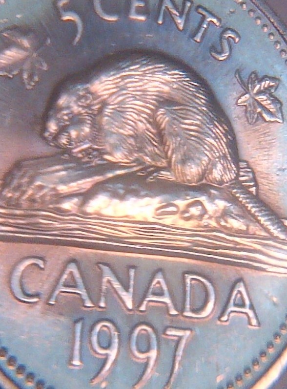 1997-Canada-5-Cents-Glowing