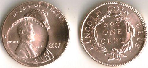 Coin-Club-Selling-�lincoln-Large-Cent�
