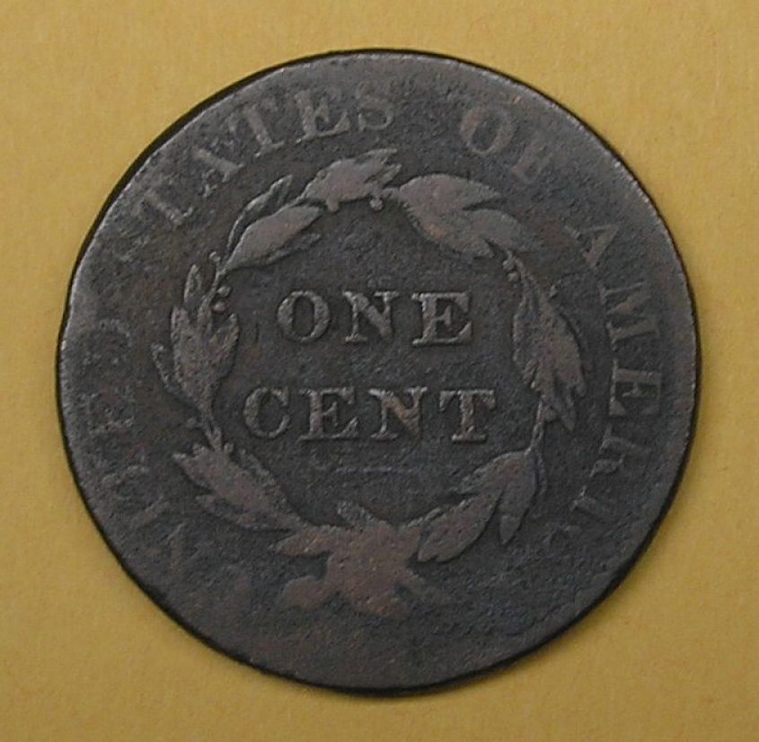1822-Large-Cent-Worn