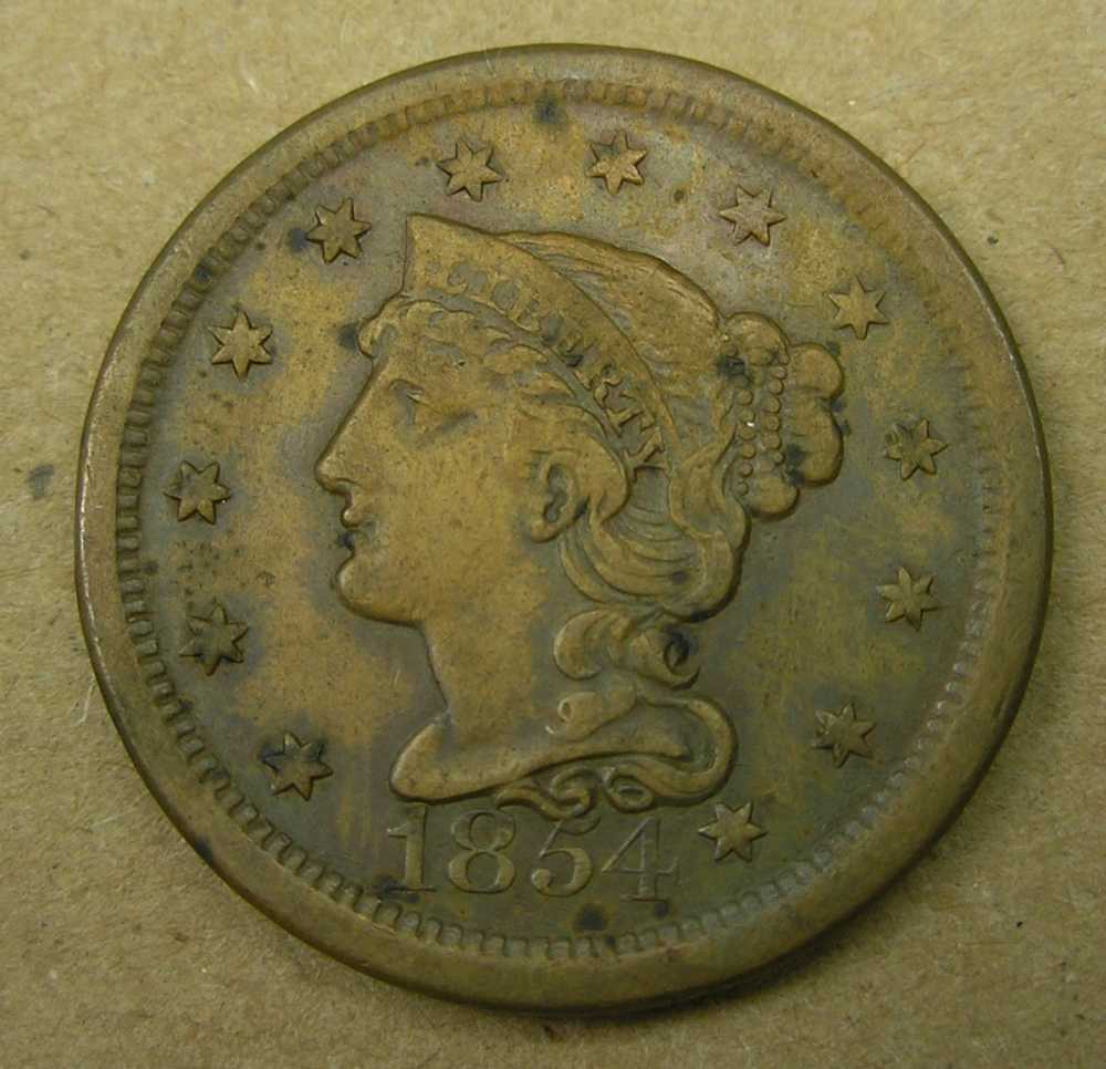 1854-Large-Cent