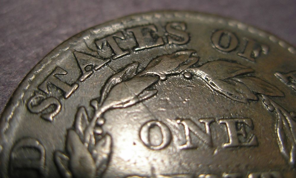 1826-Large-Cent,-Die-Crack-Or-Planchet-Defect?