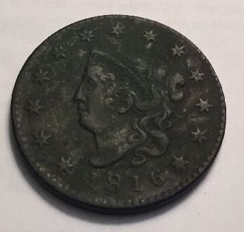 1816-Coronet-Head-Cent