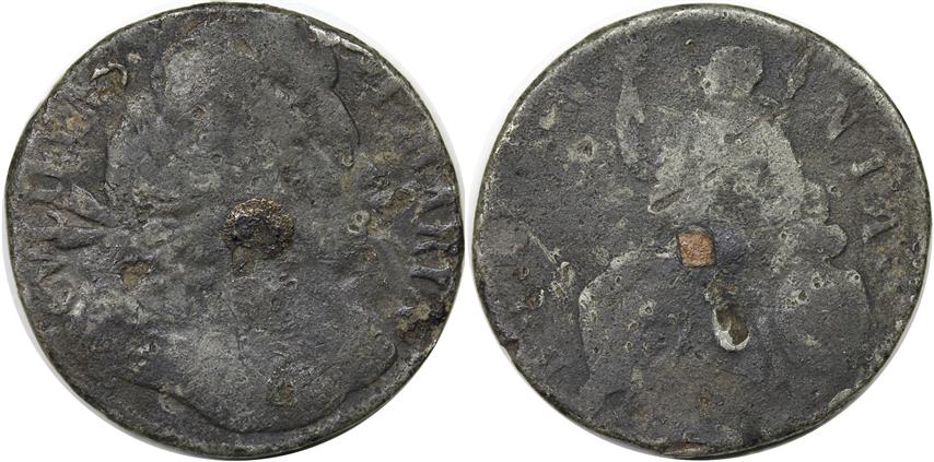 William-And-Mary-Tin-Halfpenny