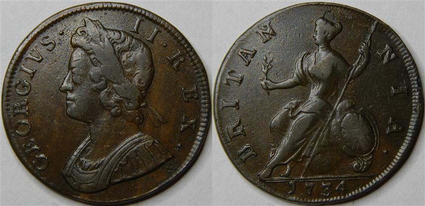 UK-Grading-Help---Couple-Of-George-II-1/2d