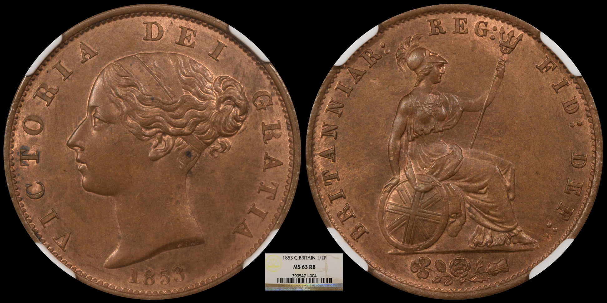 Type-Set-Of-Victoria-Halfpennies