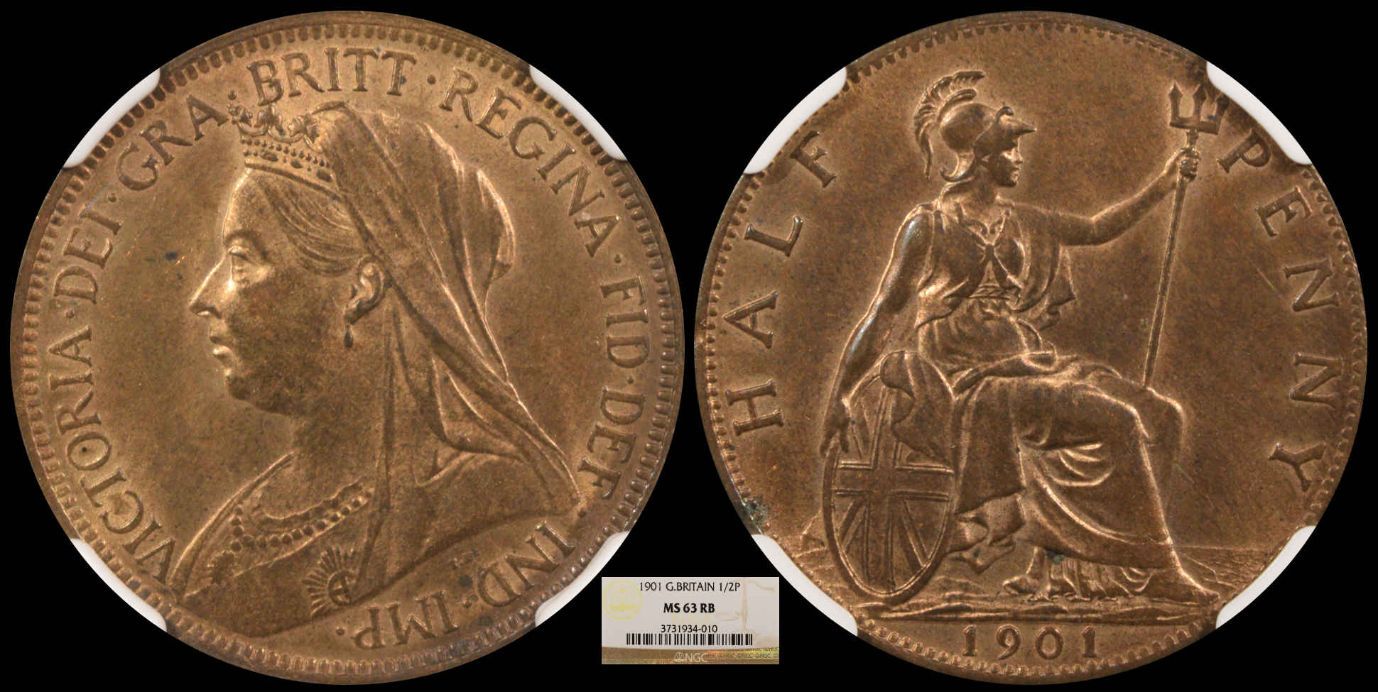 Type-Set-Of-Victoria-Halfpennies