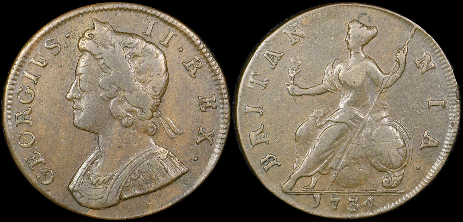 1734-Halfpenny