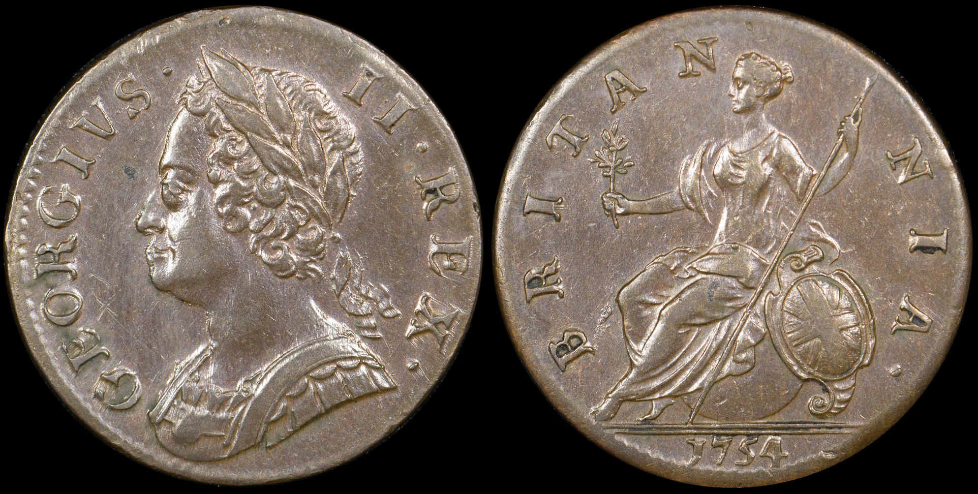 1754-Halfpenny