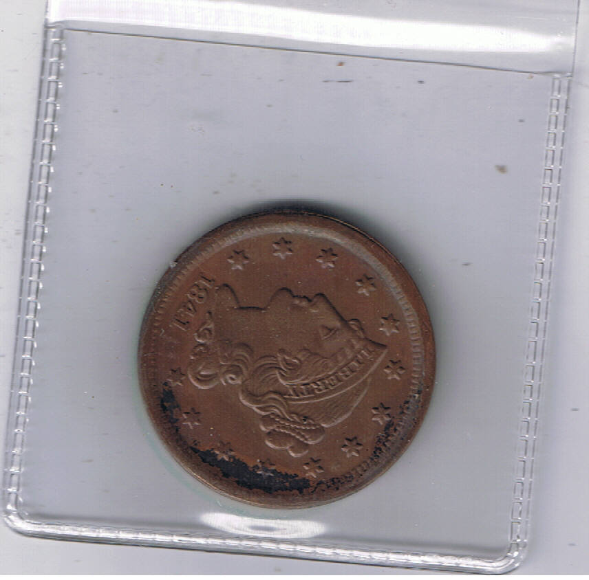 Counterfeit-1841-Large-Cent
