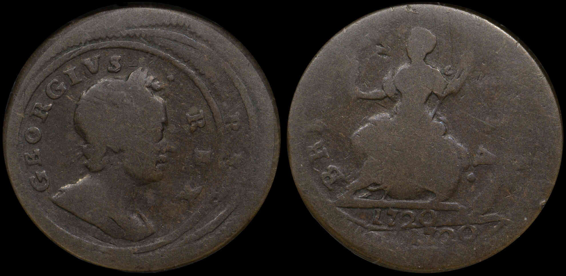 1720-Farthing---Double-Struck