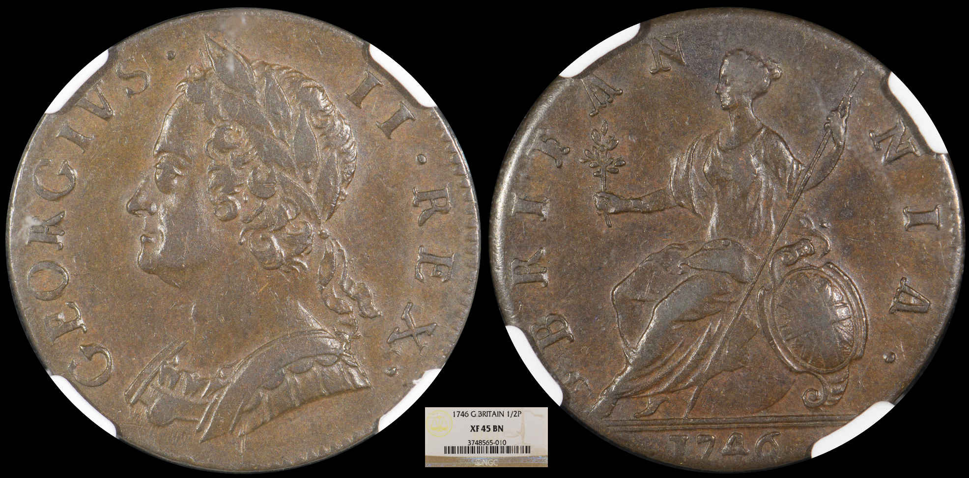 1746-Halfpenny---Unlisted-Variety-G-On-Reverse