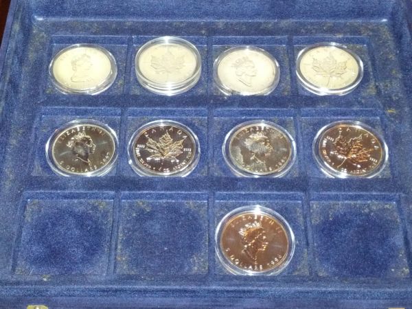 Canadian-$5-Maple-Leaf-Coins-1988-1997-Value?