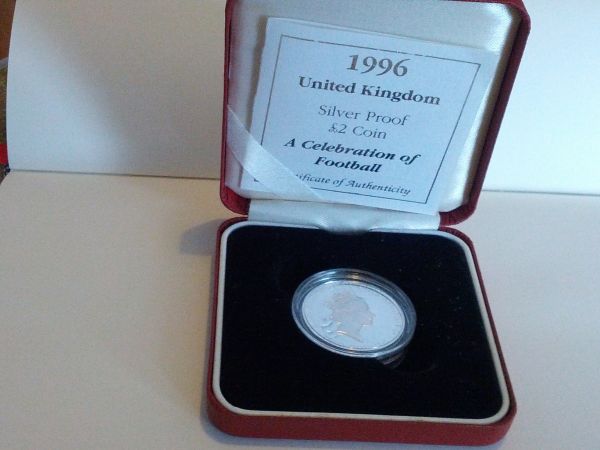 1996-Celebration-Of-Football-Silver-Proof-£2-Coin