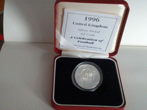 1996-Celebration-Of-Football-Silver-Proof-£2-Coin