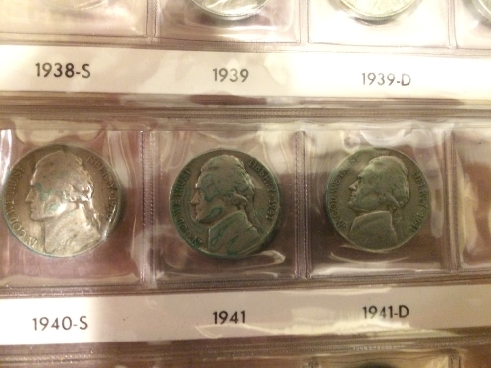 Uh-Oh..-Coins-In-An-Older-Harco-Coinmaster-Album---PVC-Damage?!