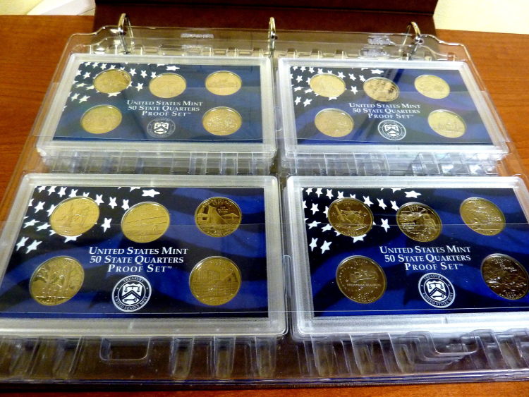Eagle-Coin-Holders-Proof-Case-Album-For-State-Quarter-Proof-Sets