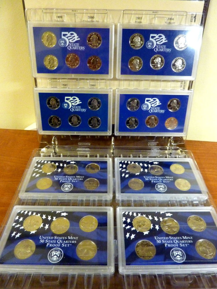 Eagle-Coin-Holders-Proof-Case-Album-For-State-Quarter-Proof-Sets