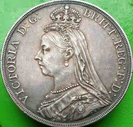 Need-Info-On-Three-Of-UK-Coins---1892,-1818-Half-Crown-And-1889-Crown