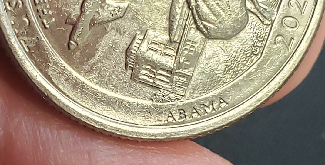 2021-P-Alabama-Tuskegee-Airman-Quarter---Missing-Part-Of-Alabama---Possible-Greaser?