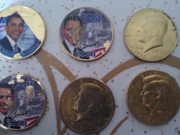 Gold-Looking-Kennedy-Halves-+