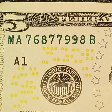 2013-5-Dollar-Bill-Flaming-Serial-Number