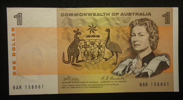 Australian-$1-Note---Phillips/Randall