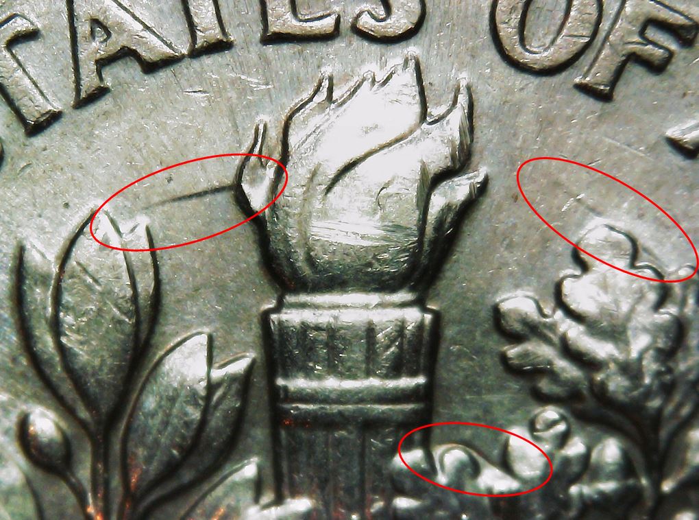 2000-P-Dime-Obverse-&-Reverse-Die-Clashes