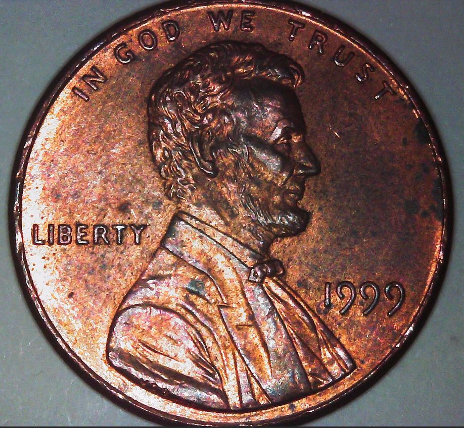 1999-Lincoln-Cent,-Mulitple-Die-Clashes