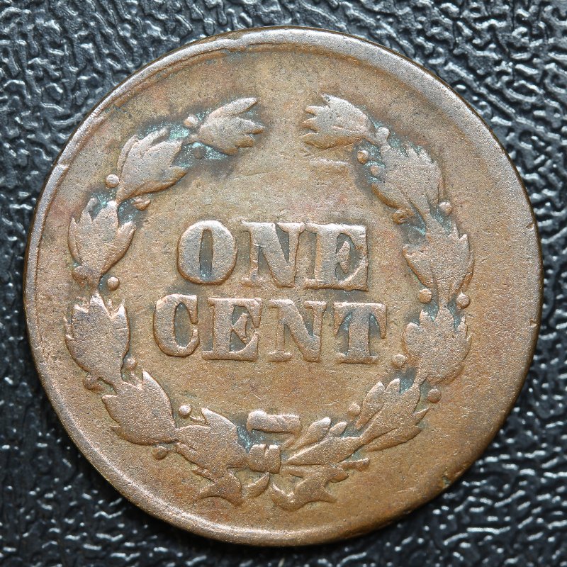 Crude-Counterfeit-1863-Indian-Head-Cent.-Civil-War-Token-Not-One-Cent