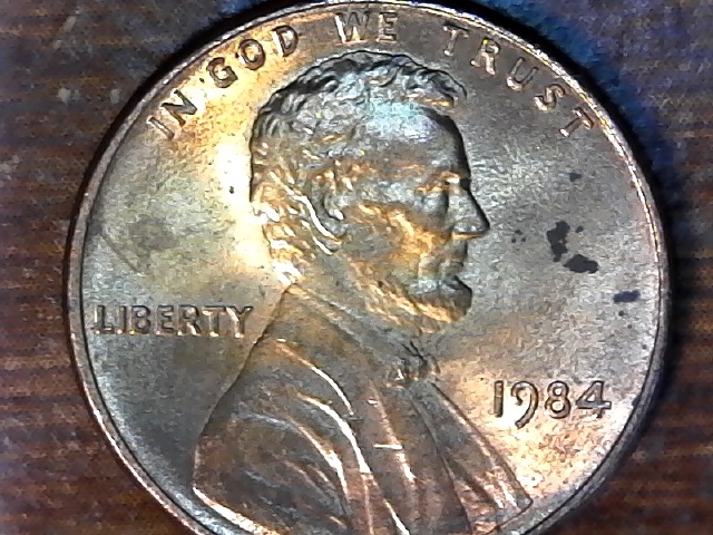 1984-Penny-W/Doubled-Ear