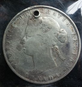 Canadian-1870-Half-Coin,-Some-Questions...