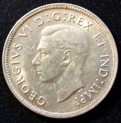 Canadian-1953-Half,-1939-Quarter