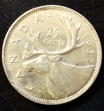 Canadian-1953-Half,-1939-Quarter