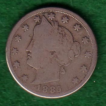 Grade-And-Authenticity-Of-This-1885-V-Nickel...