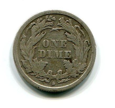 1861-S-Dime