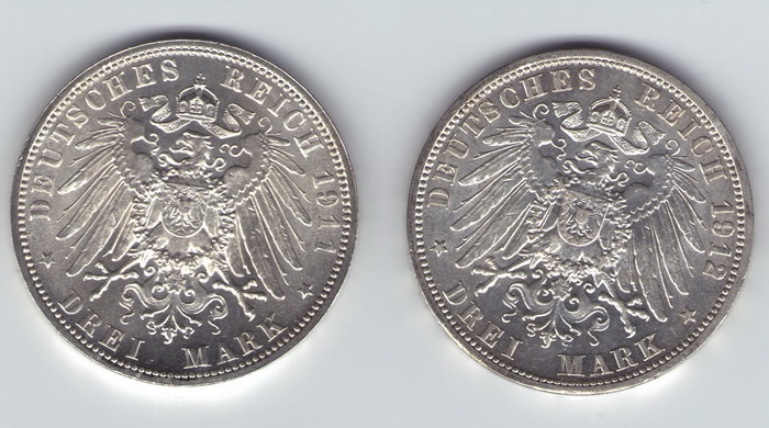 3-Marks-Prussia-And-Bavaria