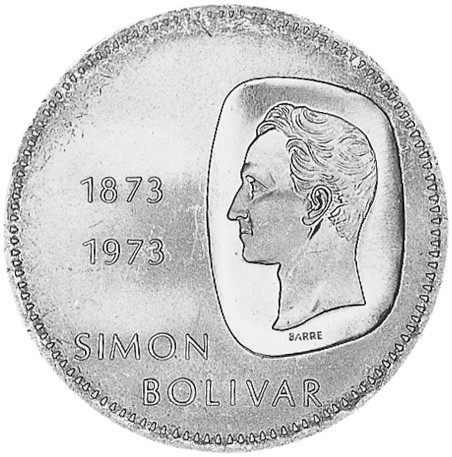 Unusual-1973-Commemorative-10-Bolivares