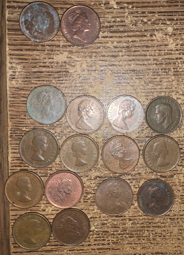 My Neighbor That I Worked For Gave Me A Jar Of Change To Go Through ...