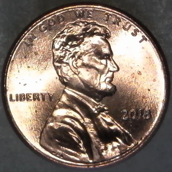 2018--P-Lincoln-Shield-Cent-With-Struck-Through-Error-#1
