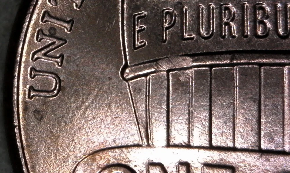 2018--P-Lincoln-Shield-Cent-With-Struck-Through-Error-#2