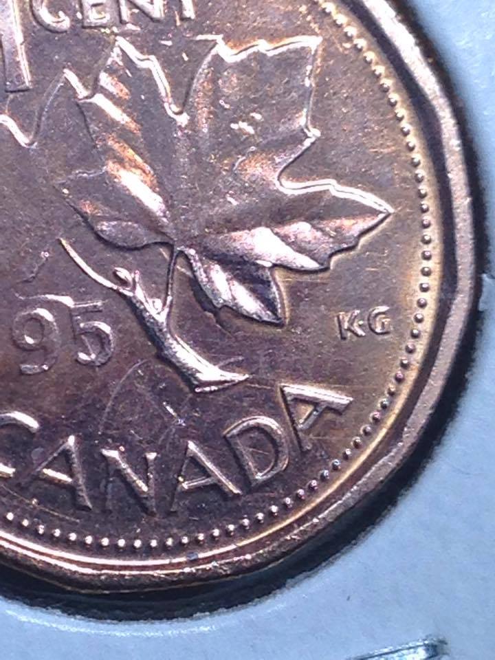 1-Cent-1995-Super-Die-Clash-OBV-On-REV-&-REV-On-Obv