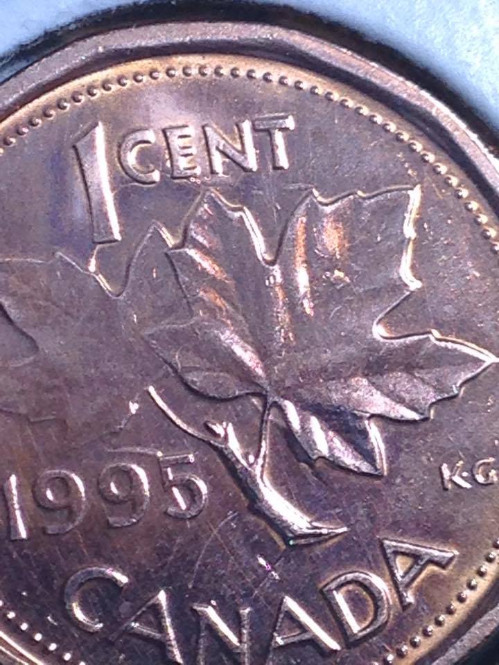 1-Cent-1995-Super-Die-Clash-OBV-On-REV-&-REV-On-Obv