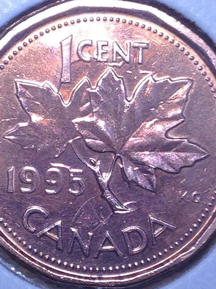 1-Cent-1995-Super-Die-Clash-OBV-On-REV-&-REV-On-Obv