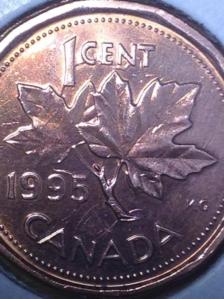 1-Cent-1995-Super-Die-Clash-OBV-On-REV-&-REV-On-Obv