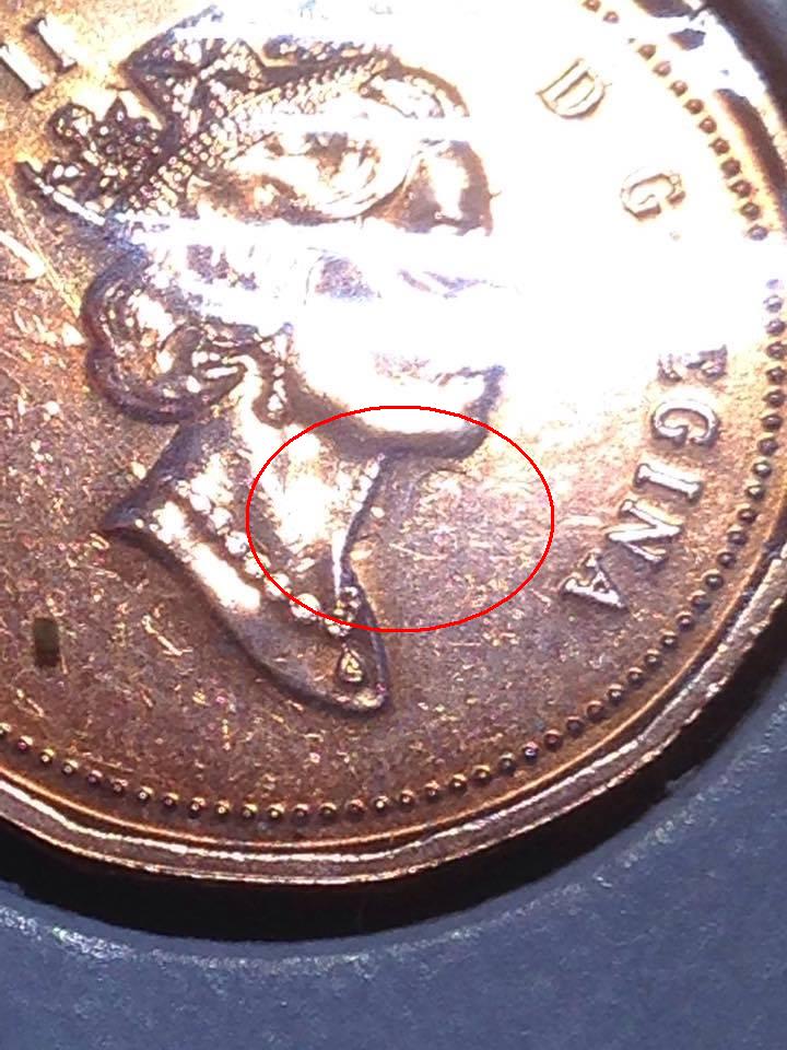 1-Cent-1995-Super-Die-Clash-OBV-On-REV-&-REV-On-Obv